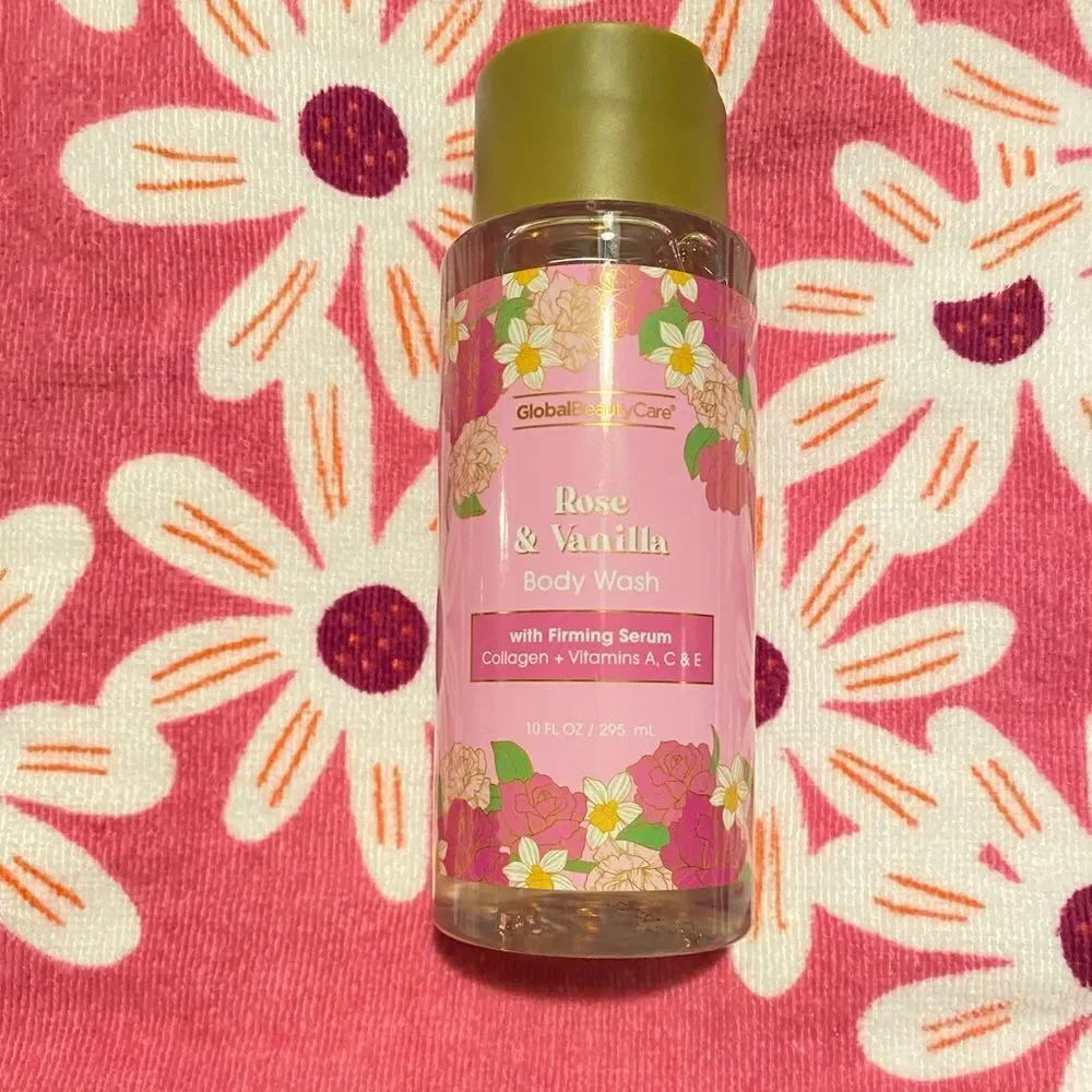 🛍️ Global Beauty Care Rose and Vanilla Body Wash 10FL OZ / 295ml 🌺